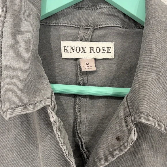 Knox Rose Women's Utility Jacket in Gray - Picture 3 of 6